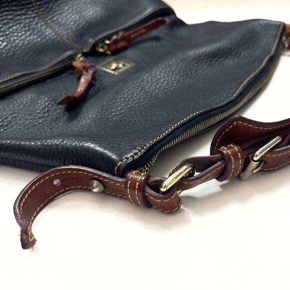 Dooney & Bourke Pebbled Leather Satchel - Picture 7 of 15